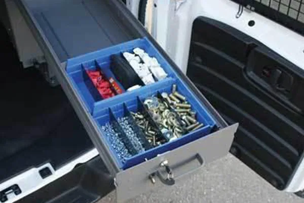 40140 – HOLMAN Storage Cabinet Drawer, For Long Drawer Storage Unit Blue Plastic 11 Inch Width x 4 Inch Height x 8 In...